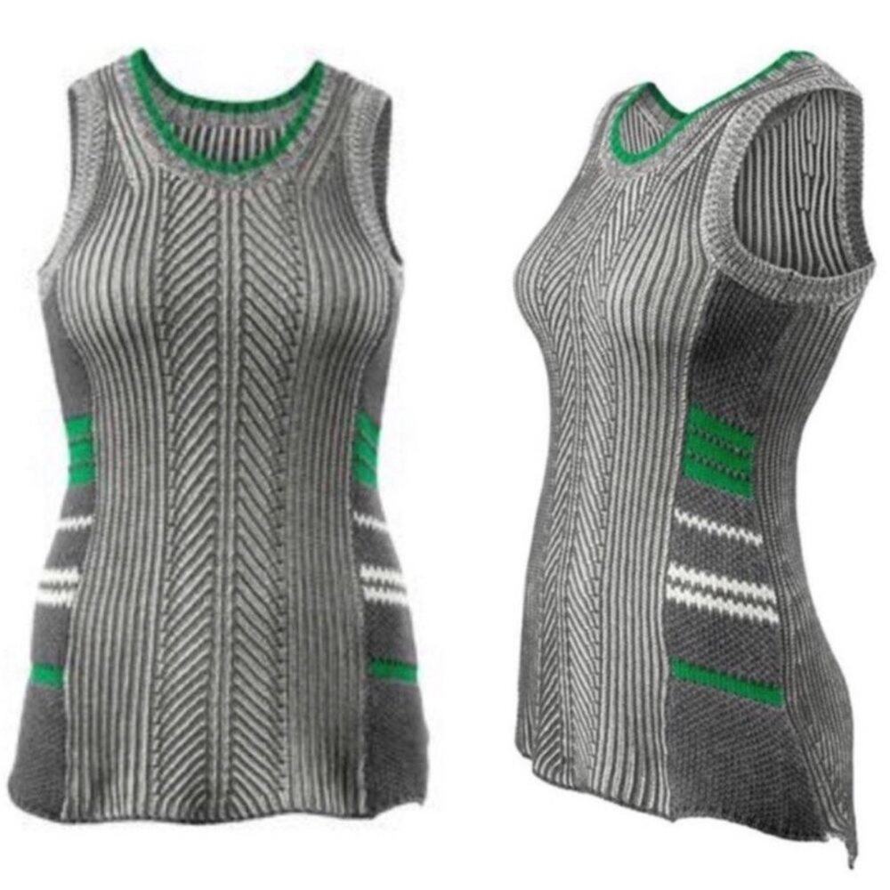Cabi Trident Striped Knit Sweater Vest Womens XS #885 Tank Top - Picture 7 of 9